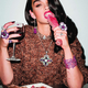 Image for article titled French Vogue Puts Crystal Renn And Uncle Terry In A Food-Filled Room